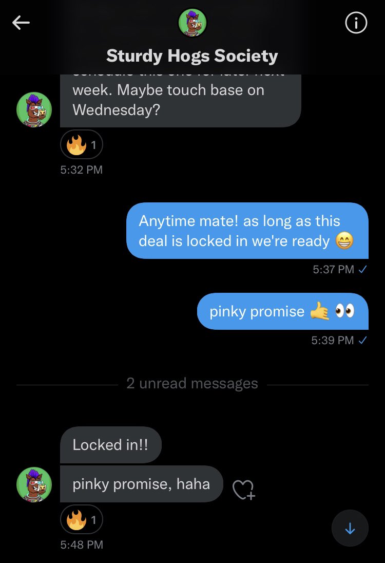 RealELementuM's tweet photo. @RealELementuM 🔥🥵
X
@SturdyHogsNFT 🔥🐗

Watch out for more upcoming Collaborations 👀

#NFT #Metaverse #P2E #XRPLcommunity #ELEMENTUM #RELMVERSE https://t.co/kyfCZun7h4