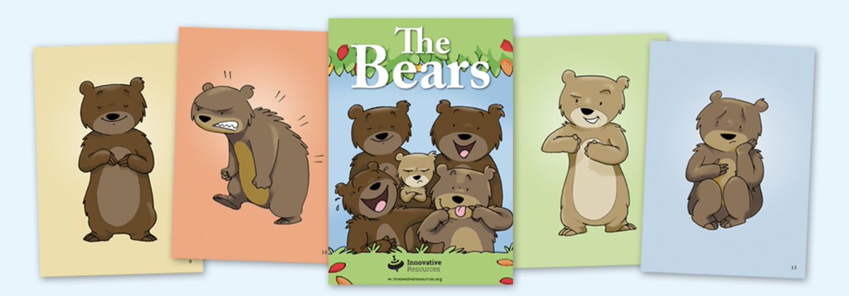 charmiller___'s tweet photo. 'The Bears' is an excellent resource that can be used in the classroom for identifying, discussing and reflecting on feelings. The resource consists of 48 cards with an illustration of a bear showing an emotion on each one.
Link: https://t.co/oMUSXhHXIS
🐻 #ACUedu_p https://t.co/tgUHApWVvD