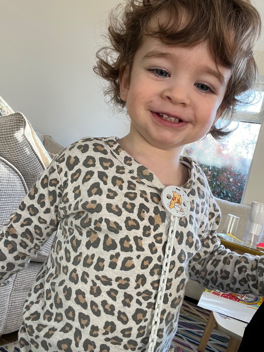 This legend owning leopard print pyjamas like a boss, like a mini Harry Styles #joseph #leopard 🐆