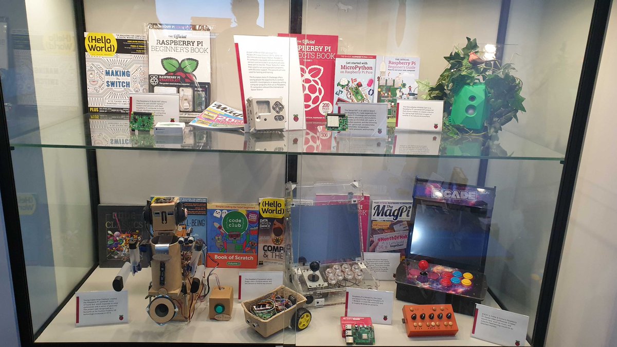 RaspberryPi_org's tweet image. Last week, we opened an exhibition @tnmoc to celebrate a decade of @Raspberry_Pi 🤩
Re-watch the livestream here: rpf.io/tw-10-years
#RaspberryPi10 #BritishScienceWeek