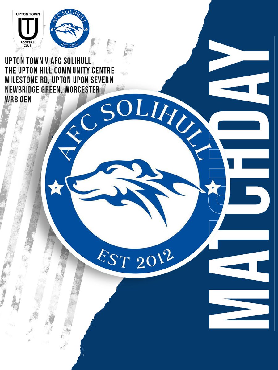 ⚽️ 𝗠𝗔𝗧𝗖𝗛𝗗𝗔𝗬 ⚽️

Join us today at The Upton Hill Community Centre to see us take on Upton Town at 3pm.

🏆 Midlands Football League
🆚 Upton Town
⏰ 15:00PM
📍 The Upton Hill Community Centre, Milestone Rd, Newbridge Green, Worcester, WR8 0EN,
🎟 Tickets on The Gate