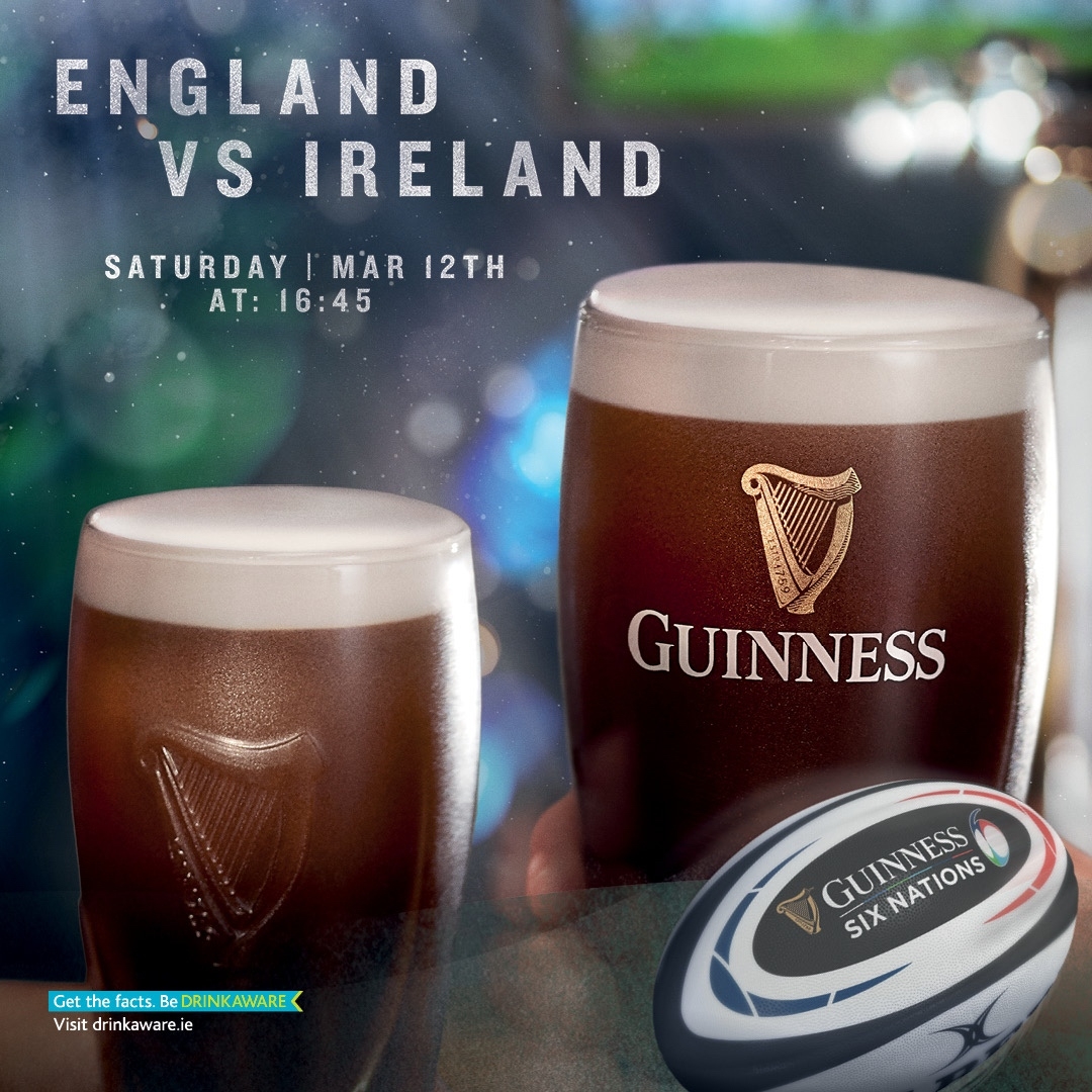SchoolhouseD4's tweet photo. ENG vs IRE starting at 4.45pm! We'll be showing the match on a big screen! We look forward to seeing you all then.

#sixnations #ireland #engvsire #rugby #coybig https://t.co/ElNLgLwkEP