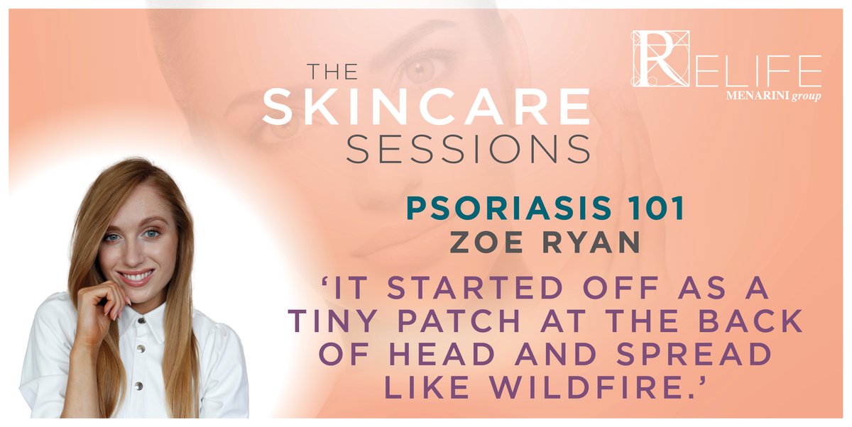 RELIFEIrl's tweet photo. The Skincare Sessions: Understanding Psoriasis features 
expert advice from RELIFE Ireland Pharmacist @fabulouspharm and real-life insights from our special guest @itchingtotell Tune in here. https://t.co/Di1HBCGko2 https://t.co/hVUEW3ipGx