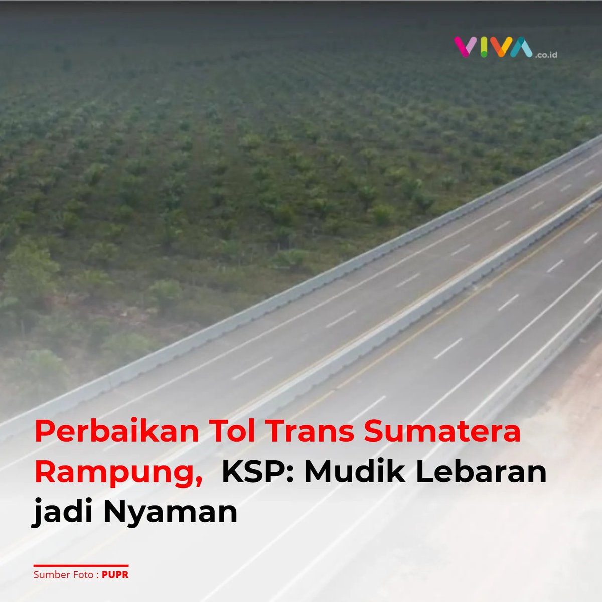 VIVAcoid's tweet photo. Jelas dia, diperkirakan arus mudik Lebaran Tahun 2022 ini nantinya akan membludak. Ia juga dapat memastikan, jalan tol ini akan menjadi primadona yang dilalui oleh para pemudik. 
Selengkapnya https://t.co/uKNwDkXr4c
#vivacoid #Transsumatera #Sumatera #PUPR https://t.co/yxYOwJGj60