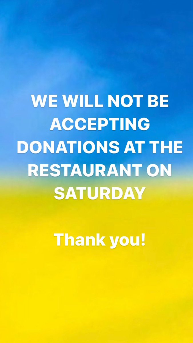 Prosperity Cafe will be closed today 12 March due to rugby in Twickenham. Volunteers will be collecting cash donations outside stadium for Ukraine Emergency fund. Look out for yellow and blue and give generously
<a href="/TwickenhamNub/">Twickenham Nub News</a> <a href="/twickerati/">twickenham tweets</a>