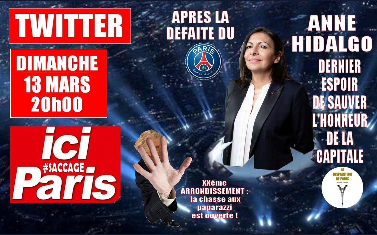 PBynight's tweet photo. Vivement dimanche ! #saccageparis #Paris2024 #Paris #saccagelaFrance #ParisSousTutelle https://t.co/Cr6IWs2jy2