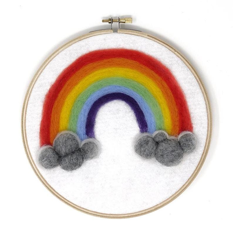 CharmelLtd's tweet photo. Excited to share the latest addition to my #etsy shop: The Crafty Kit Company 'Rainbow of Hope' Needle Felting Kit https://t.co/efeiQOzDs0 #felting #rainbow #needlefelting #feltingkit #needlefeltingkit #adult #aged10+ #rainbowofhope #UKGiftHour #UKGiftAM #Charmel #gift https://t.co/Hhd0Shuh1q