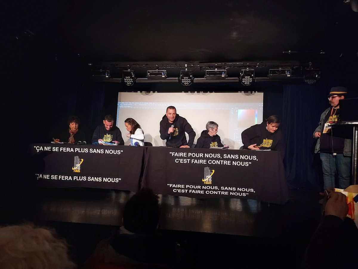 pas_sansnous's tweet photo. On a débuté cette forte journée de mobilisation pour présenter le manifeste "Nos quartiers ont de la gueule" au Théâtre Le République à #Paris !
#NosQuartiersOntDeLaGueule #NQOG https://t.co/Nt35w3TPSn