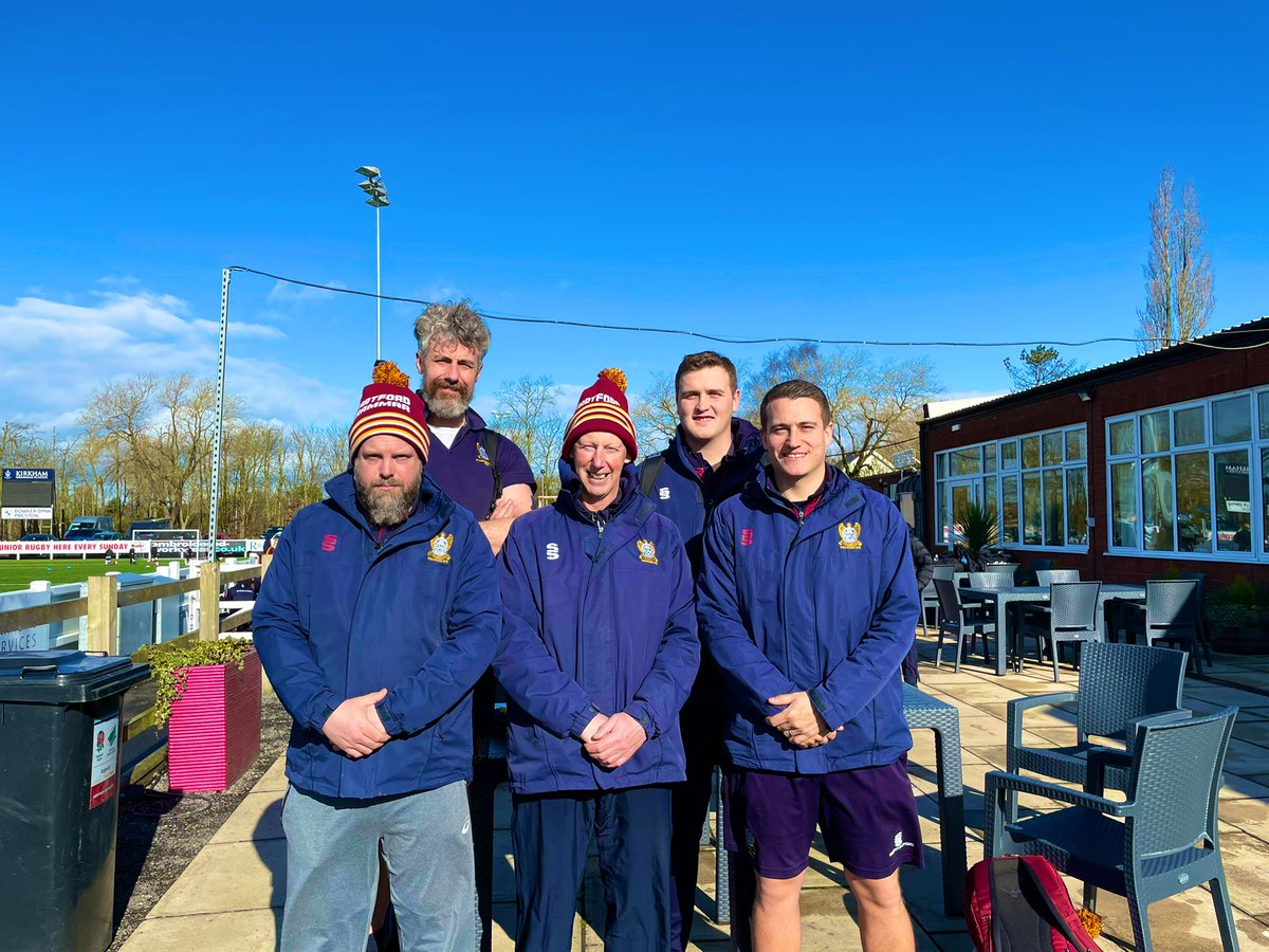 DartfordGSsport's tweet photo. Lancashire Tour staff are game ready!on day 2! The sun has finally come out for us! 🙌🏻🏉☀️
#Y7RugbyTour2022 
@MrONeillPE @MrGoldingGeog @MrRoome1 @DGSSciCollege https://t.co/ubE62ZqWKQ