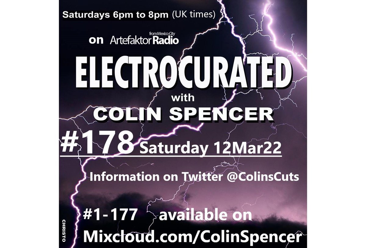 ColinsCuts's tweet photo. Don't mind at all Gary!
You've coincidentally enabled me to also mention that I'll be celebrating the #anniversary (10 years ago today their album was released) for another artist, #VCMG, on #Electrocurated #48 during #today's #178
#DiscoverAndRemember @truthscan1 @VCMGofficial https://t.co/kpcEBdIqZY