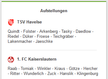 FCKHistorie's tweet photo. 📅 02.10.2021
🏆 3. Liga, 11. Spieltag
🆚 TSV Havelse
🏟 Niedersachsenstadion
👥 1.986 🦠
📰 HAV 0:6 FCK

⚽️ 0:1 M. Ritter '11
⚽️ 0:2 K. Kraus '17
⚽️ 0:3 M. Wunderlich '30
⚽️ 0:4 P. Hercher '44
⚽️ 0:5 D. Hanslik '48
⚽️ 0:6 D. Hanslik '56

https://t.co/05f8ljh2aJ

#Betze #FCKHAV https://t.co/GE7yACr7Uh