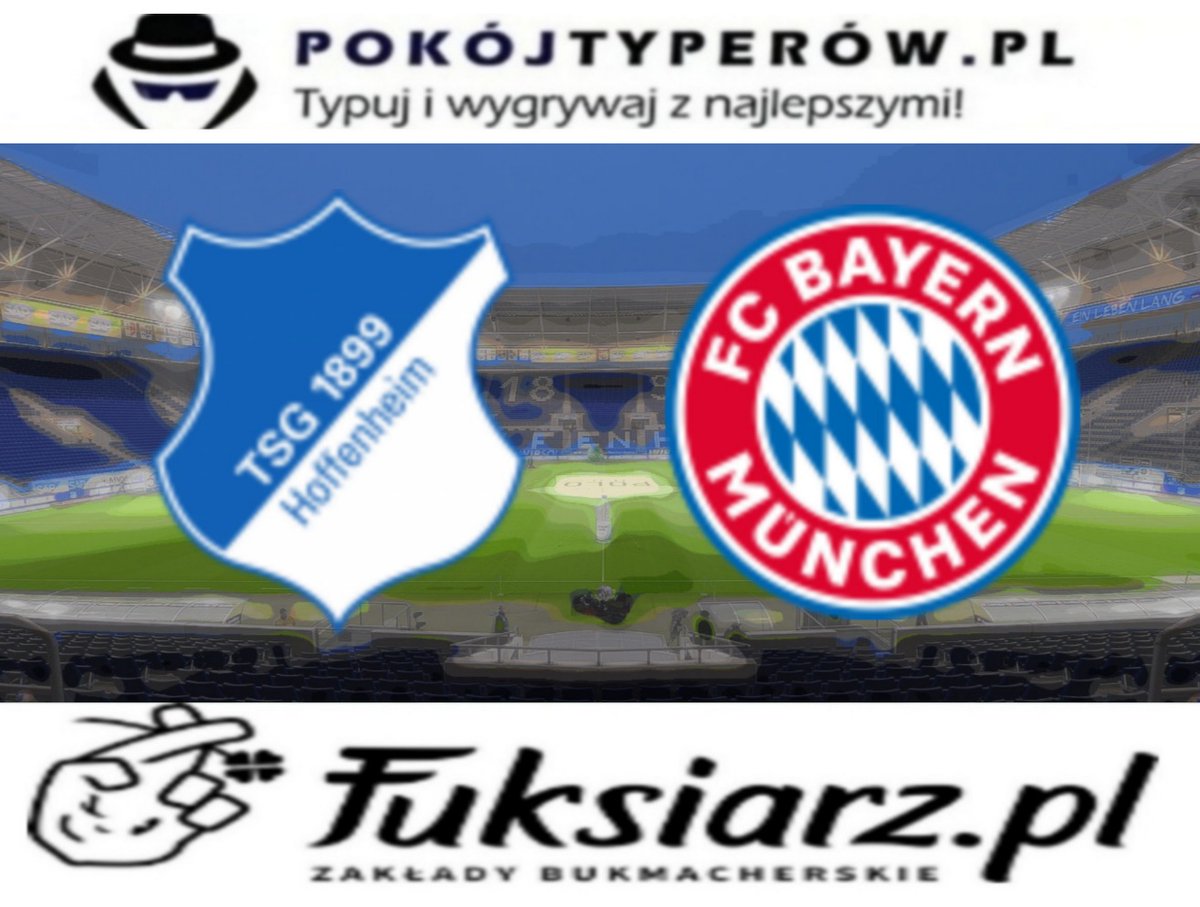 pokojtyperow's tweet photo. 𝐊𝐎𝐍𝐊𝐔𝐑𝐒 🎁

🇩🇪⚽ Wytypuj rezultat meczu oraz napisz ile będzie celnych strzałów w meczu:

Hoffenheim - Bayern Monachium 

(Przykład: Bayern, 11)

Do wygrania 3 bonusy od @FuksiarzPL 

Czas typowania do 15:30. 🕞

#Bundesliga #konkurs #bukmacherzy #BundesTAK #HOFBAY https://t.co/BglcUgmcru