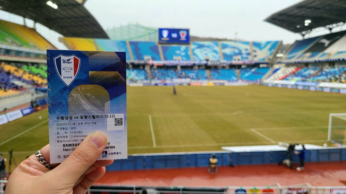 yeinholic's tweet photo. #K리그1 2022 #5R 수원 v 포항 원정 경기 직관 🏟
무승부라 결과는 아쉽지만 재밌는 경기였음 ⚽️
#철길만걷자 | #포항��틸러스
#KLeague | #K리그 | #SUWvPOH https://t.co/qx1nVNHEno