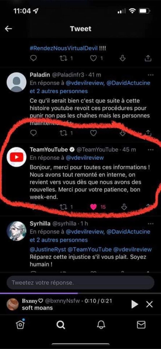 vdevilreview's tweet photo. Ça a l’air de bouger ! Espérons que ça soit pas des robots derrière ! Vous êtes des fous merci , merci , merci
Merci pour tout , @TeamYouTube doit buggué en ce moment avec vos attaques massives !!!
#restorevirtualdevil https://t.co/nQQWriwiNS