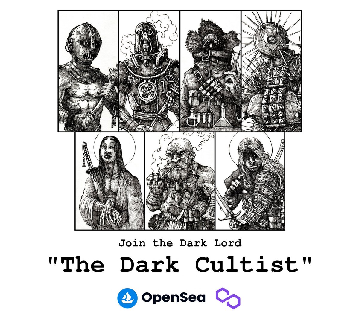 KiratiSatt's tweet photo. "The Dark Cultist" now only have 7 character available 💯
Check it out ✅⬇️
https://t.co/G1vRTqvCD0

And stay tune for my Polygon giveaway, soon this Wednesday 📍
#NFTCommunity #PolygonNFT https://t.co/ztBuaQHdva