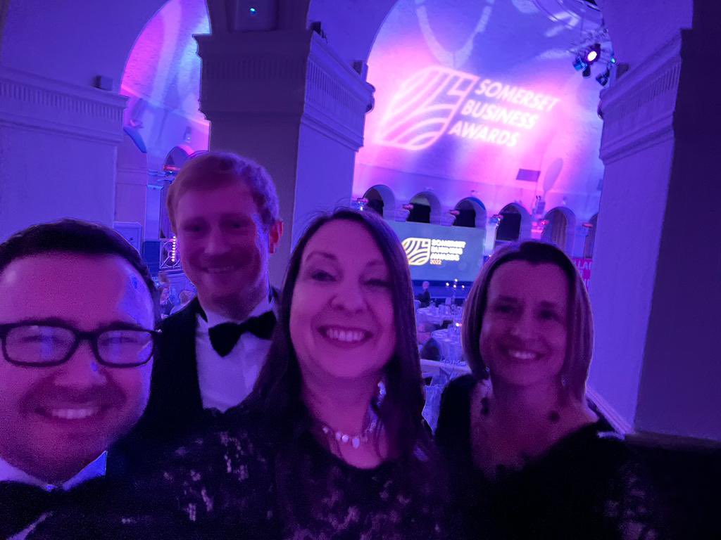 What an amazing night some of our team had at the Somerset Business Awards last night! 🥂🍾

It was great to meet face to face with other businesses after such a long time!

Congratulations on the winner of our category - <a href="/Haven_Timber/">Haven Timber</a> !! Very well deserved 🎉👏