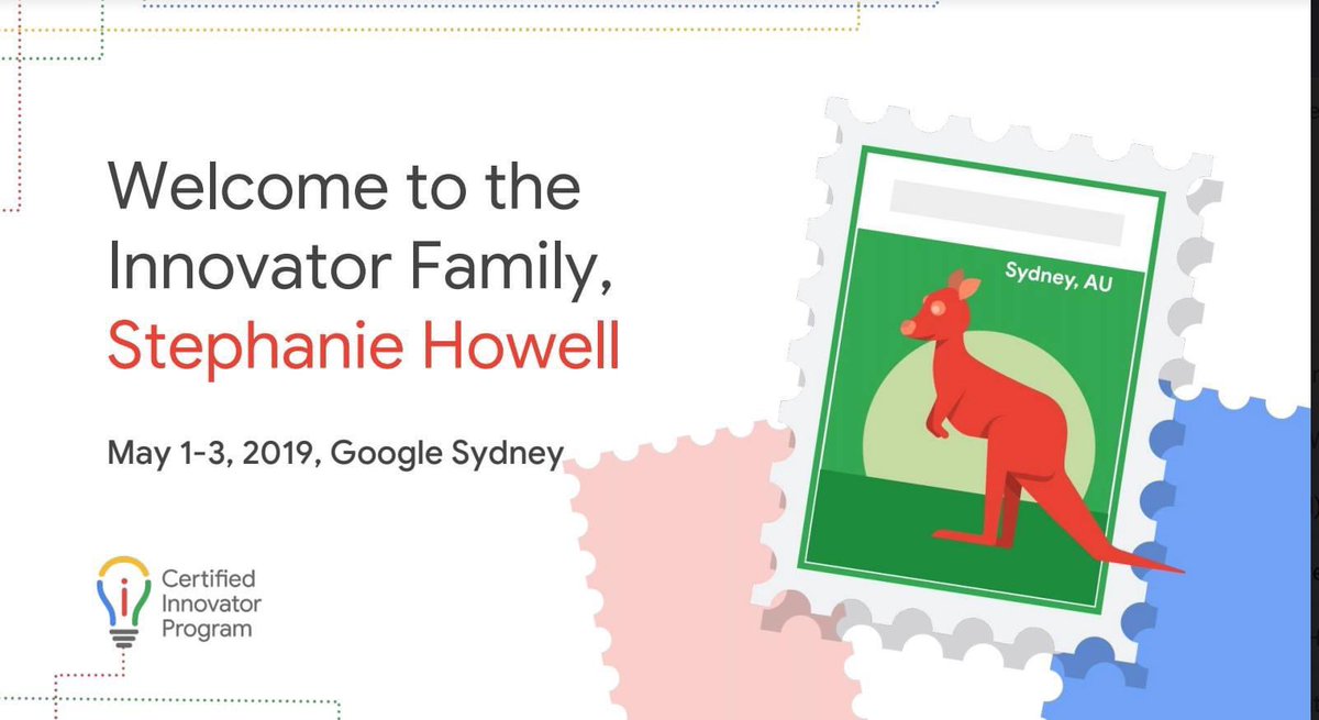 3 years ago today my career was changed for the better #syd19 #googleei