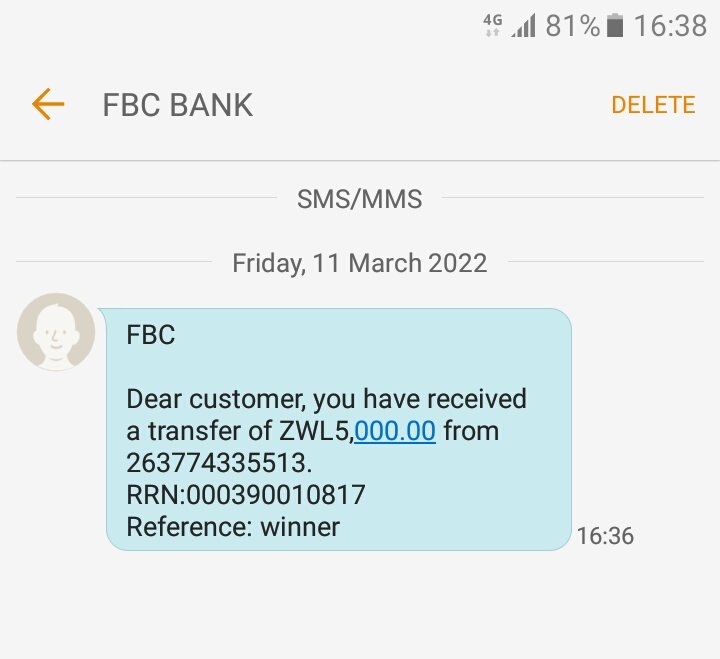 Onnwell_TheOne's tweet photo. Yesterday l cracked the DP CHALLENGE on #326express on @StarfmZimbabwe with the 2 beautiful ladies @kvgroyalty & @MissDonna001 ...they way l was broke & needed Data ..then this happened.. am always tuned in to @StarfmZimbabwe https://t.co/sSbarXUXcy