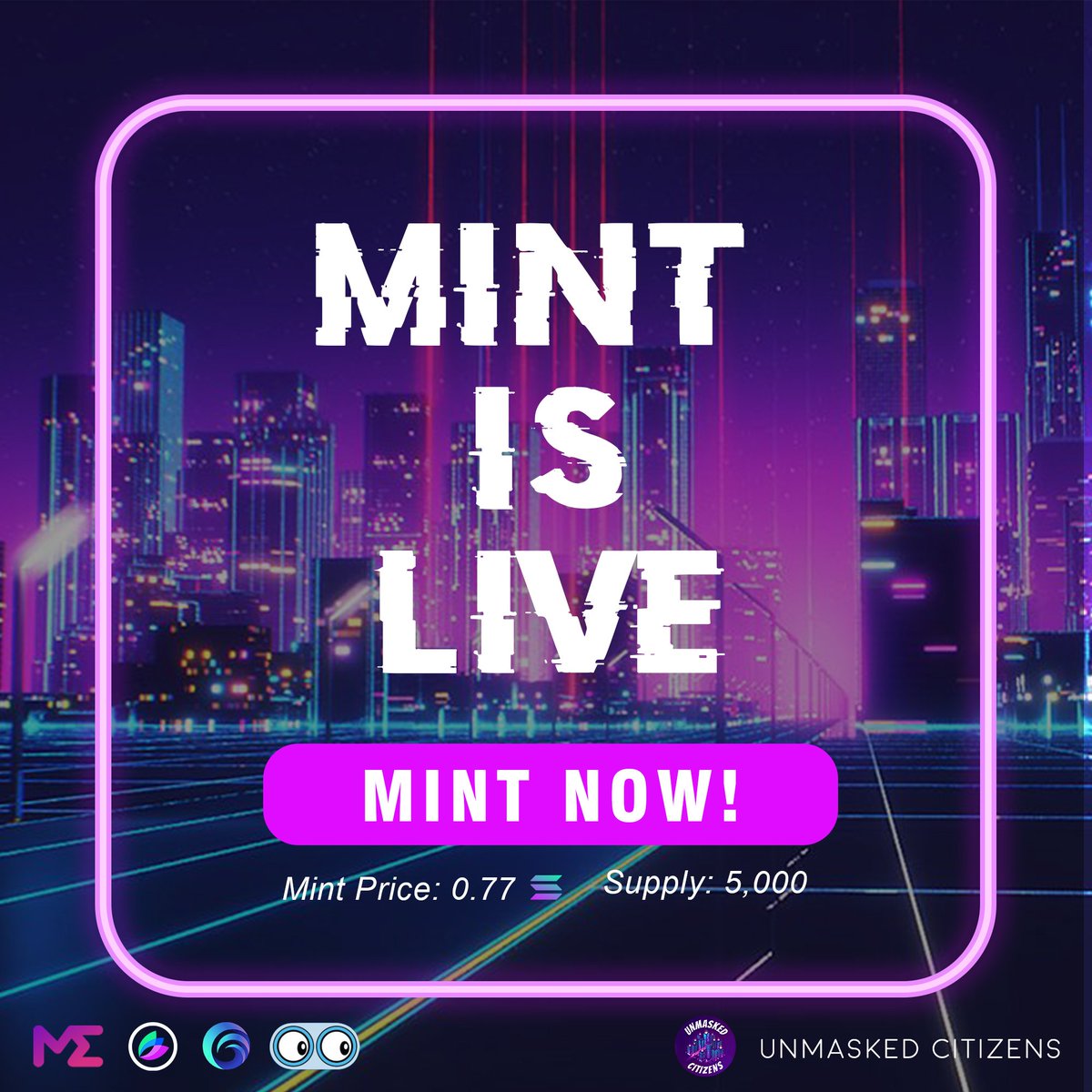 🚨 #NFTGiveaway 🚨

Prizes:
🏆 2x NFT White passport

Must:
1⃣Follow @UnmaskedCtzens  <a href="/Sol_Giveaway/">Solana</a> 
2⃣RT &amp; LIKE
3⃣Tag 3 friends

Ends in 24 HOURS ⚡

#Solana #SolanaNFTs #NFTGiveaways #Giveaway