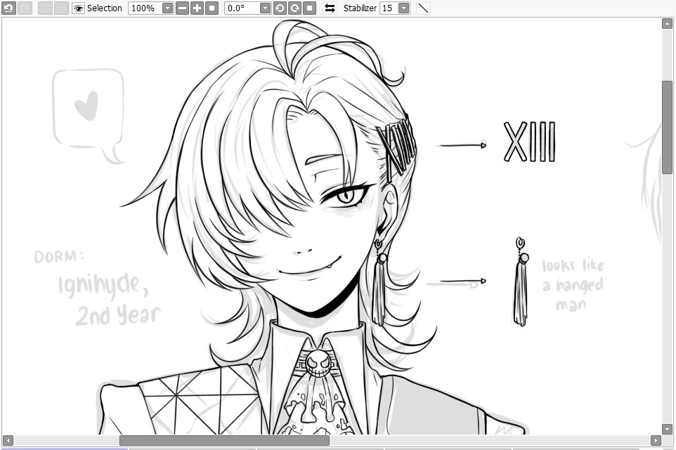 Oh hello, Mr. OC, sir #oc #twst_OC #wip 