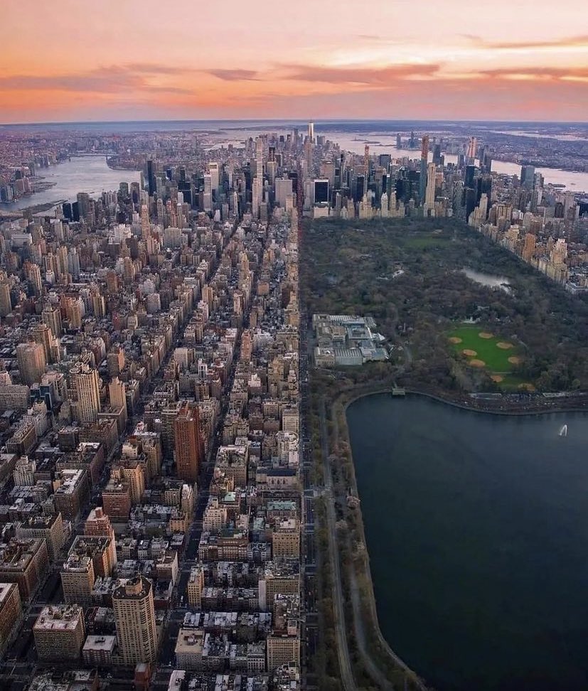 W0rld2026's tweet image. Sunset in New York