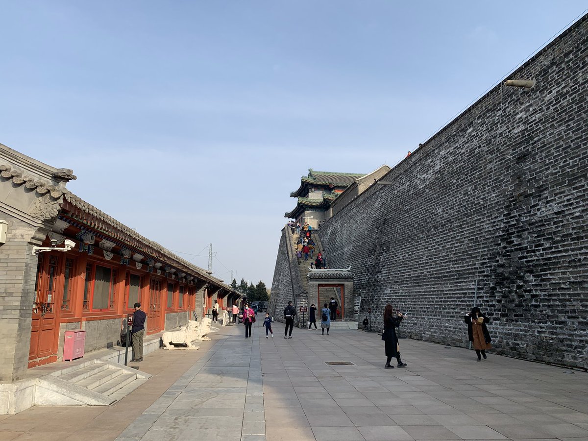 TomBurnBeijing's tweet photo. Slipped out from a kids’ birthday party to see the last remnants of Ming dynasty Beijing city walls, including graffiti left by “Russian invaders” in 1900… https://t.co/ZyInYAUbjW