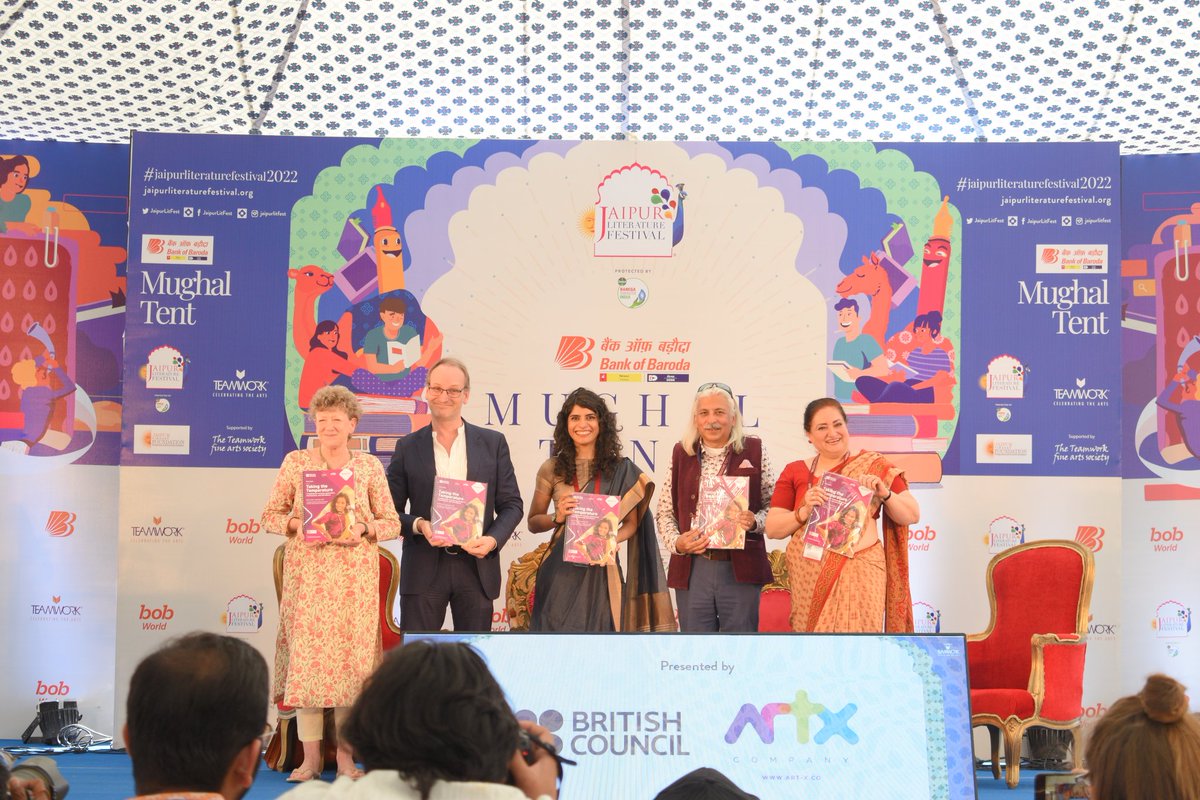 JaipurLitFest's tweet photo. We are LIVE in Jaipur!
@wickhambarbara, OBE, is Director of @inBritishand and leads the India operations of the organisation across their work in English, Education and Arts. @SanjoyRoyTWA
@J_J_Kennedy @UKinIndia @iccr_hq @MinOfCultureGoI @M_Lekhi @theartxco @bankofbaroda https://t.co/OQ8XmzHYfj