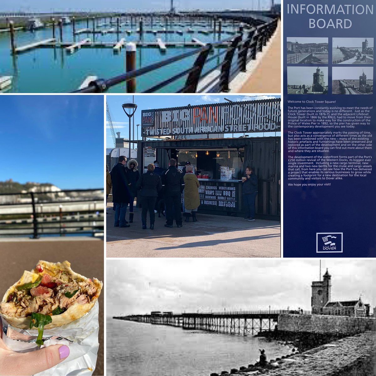 BigPanFoods's tweet photo. Howzit peeps! Itโs your favourite time of the weekendโฆ come along with your family & friends, soak up some ๐ & a bit of history about our awesome Marina Pier whilst tantalising your tastebuds with our famous authentic #DurbanCurries #BunnyChow #BoerieRolls #Samoosas #Biltong ๐ฟ๐ฆ https://t.co/v45o9ghK7X