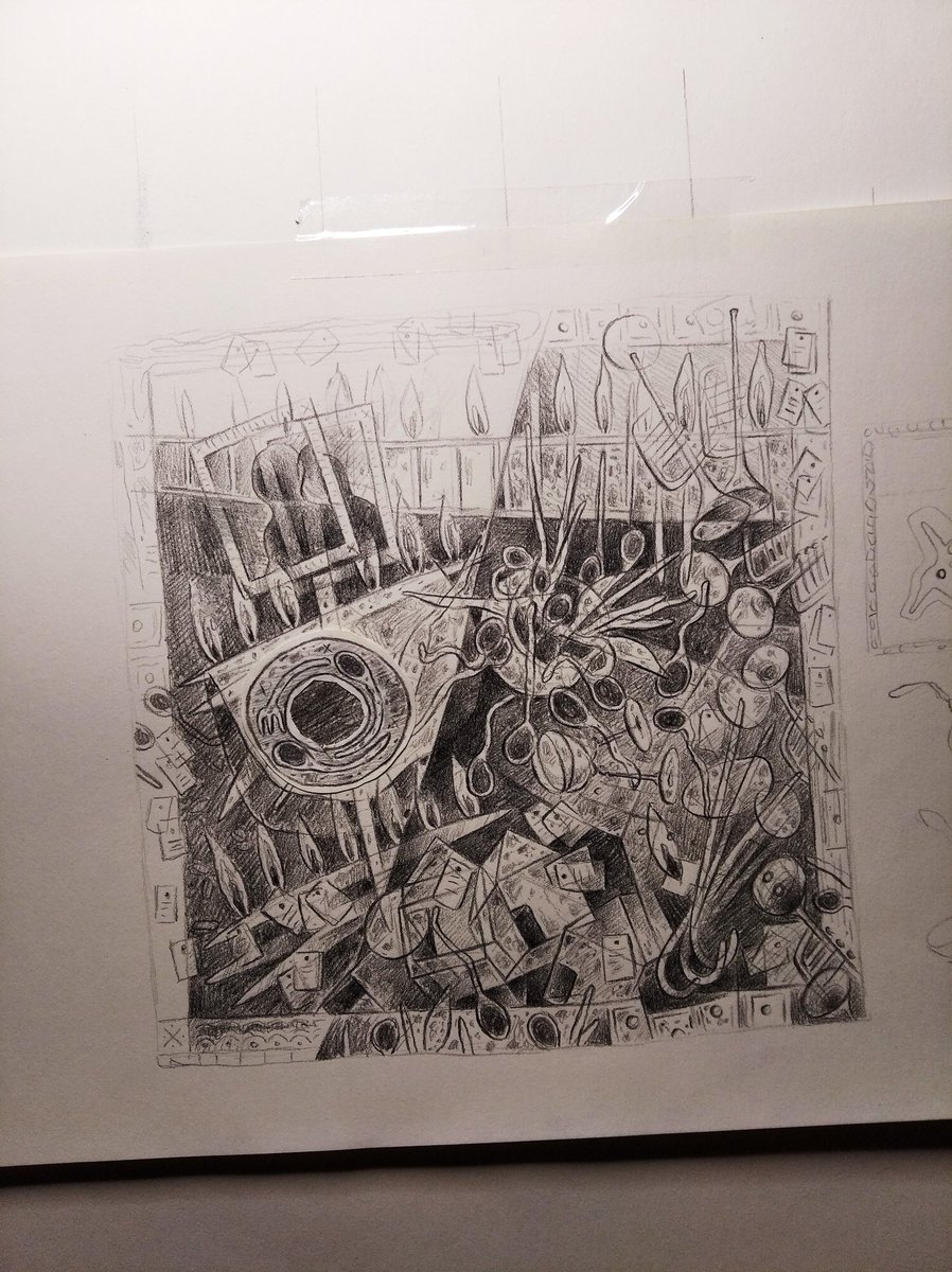 Working on a new art piece. This time with a little animation (however, the photo is just a previous incomplete sketch). You will be able to watch the final animated work in the next weeks, and I'm going to upload more pictures about the process). ✏️✏️✏️✏️✏️🎉