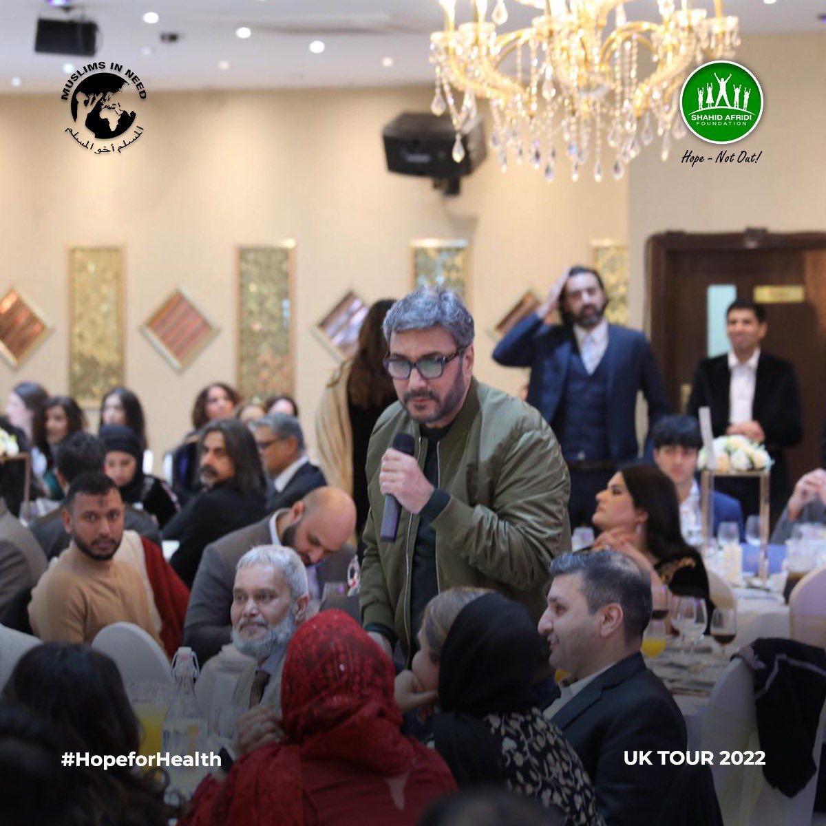 SAfridiOfficial's tweet photo. London, you are the best! Thank you for giving us an amazing response yesterday and contributing generously to the cause of #HopeforHealth. We are all extremely touched by your support! Special thanks to our incredible sponsors for making this event successful. 👏🏻 https://t.co/8VnDAbJQuC