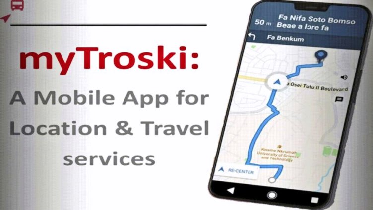 Thevokofficial's tweet photo. KNUST develops myTroski app; which uses your nearest landmark for showing location, the operates in two languages English and Twi ❤

The app was developed with an amount of 30,000 cedis from the KNUST Research Fund (KReF). https://t.co/PHkoCW8vWm