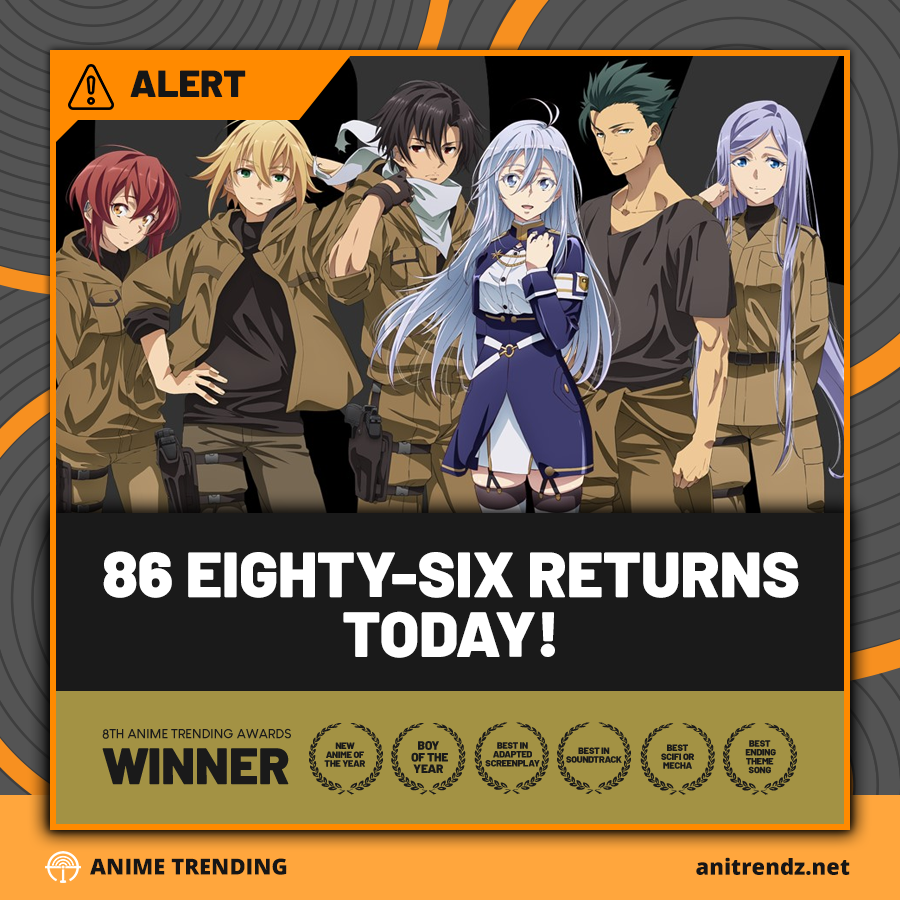 Anime Trending on X: Congratulations to 86 EIGHTY-SIX for winning