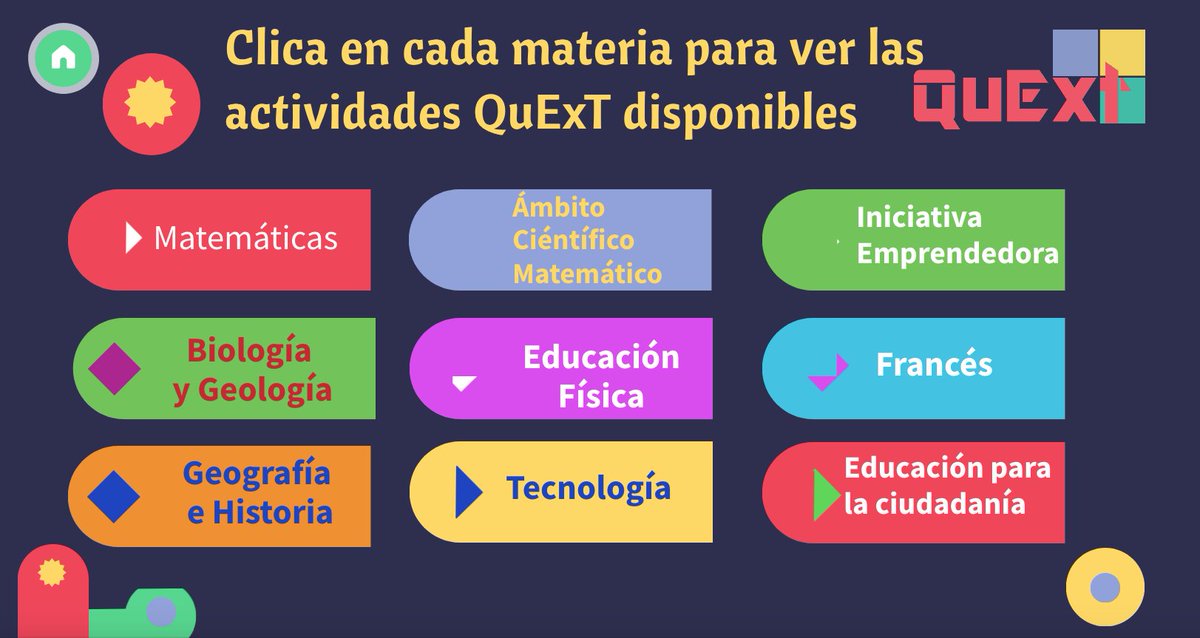 enmarcha's tweet photo. Ya disponible en eScholarium el recopilatorio de juegos didácticos creados por docentes de centros Extremeños en los seminarios #QuExt.
👉Accede a los recopilatorios de las diferentes materias y vídeos que explican cómo integrarlos en #eScholarium.
🆕https://t.co/oDUyJqfCIo https://t.co/DhcFAuvzsF