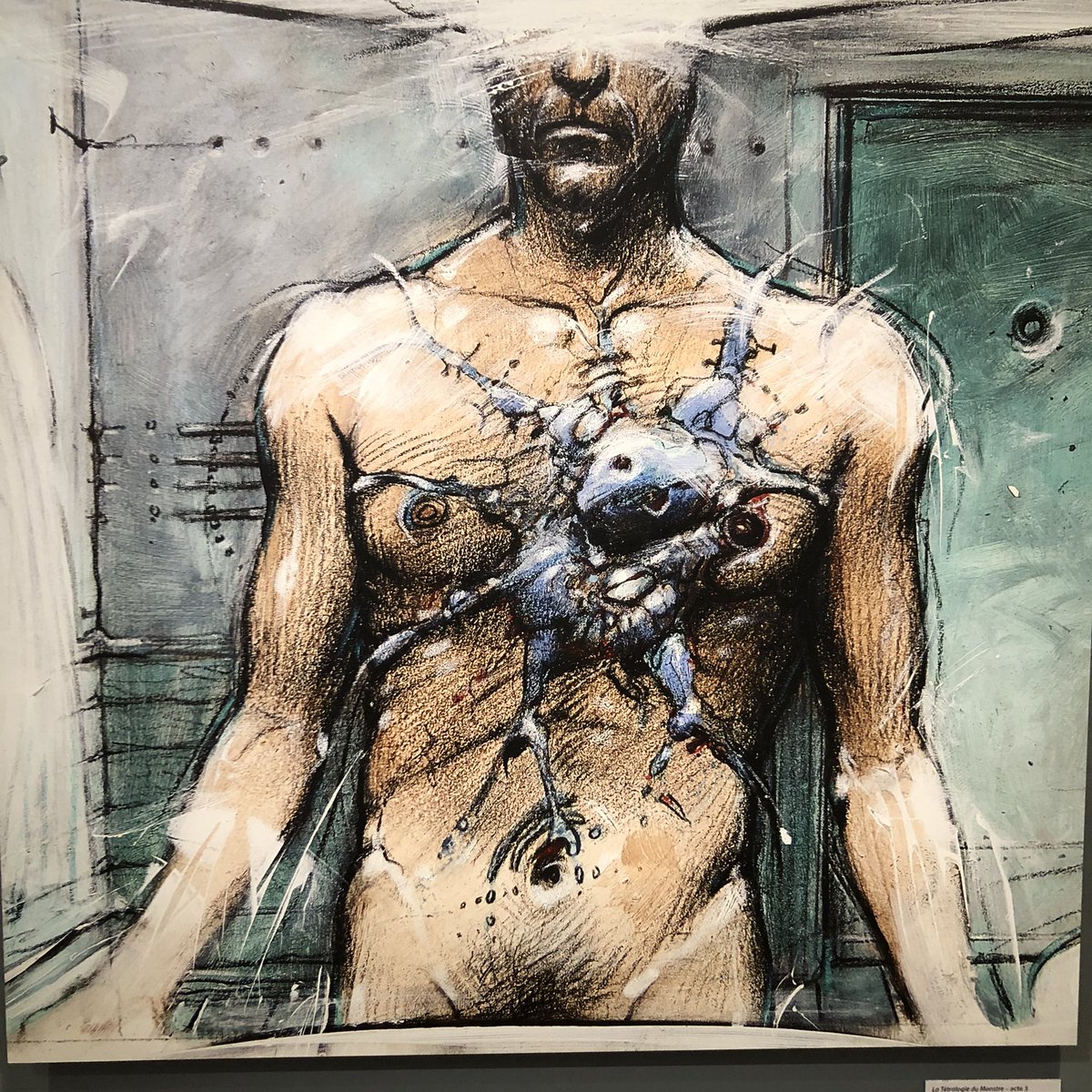 Mi_Weinberg's tweet photo. C’est qui ? Bah, Enki ! C’est où ? Au @Musee_Homme au Trocadéro. Courez-y, super expo ! #Bug3 https://t.co/5EhgVa3ohp