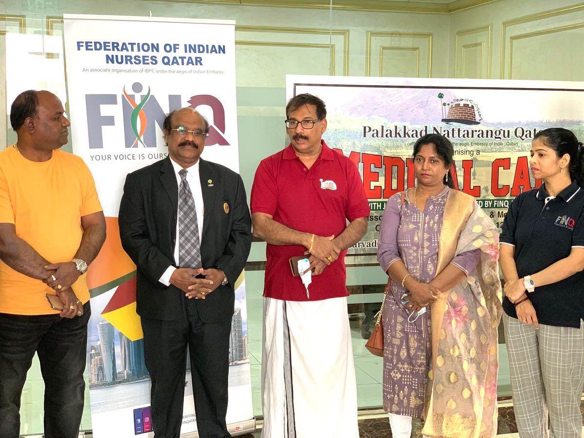 ICBF_Qatar's tweet photo. Team ICBF at Palakkadu Natarangu Qatar Medical Camp in association with Asian Medical Centre and supported by FINQ on 11th March 2022

#icbfqatar #teamicbf #icbf #icbfreachout #finq #pnq https://t.co/DHtBgoMuVV