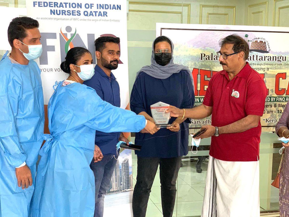ICBF_Qatar's tweet photo. Team ICBF at Palakkadu Natarangu Qatar Medical Camp in association with Asian Medical Centre and supported by FINQ on 11th March 2022

#icbfqatar #teamicbf #icbf #icbfreachout #finq #pnq https://t.co/DHtBgoMuVV