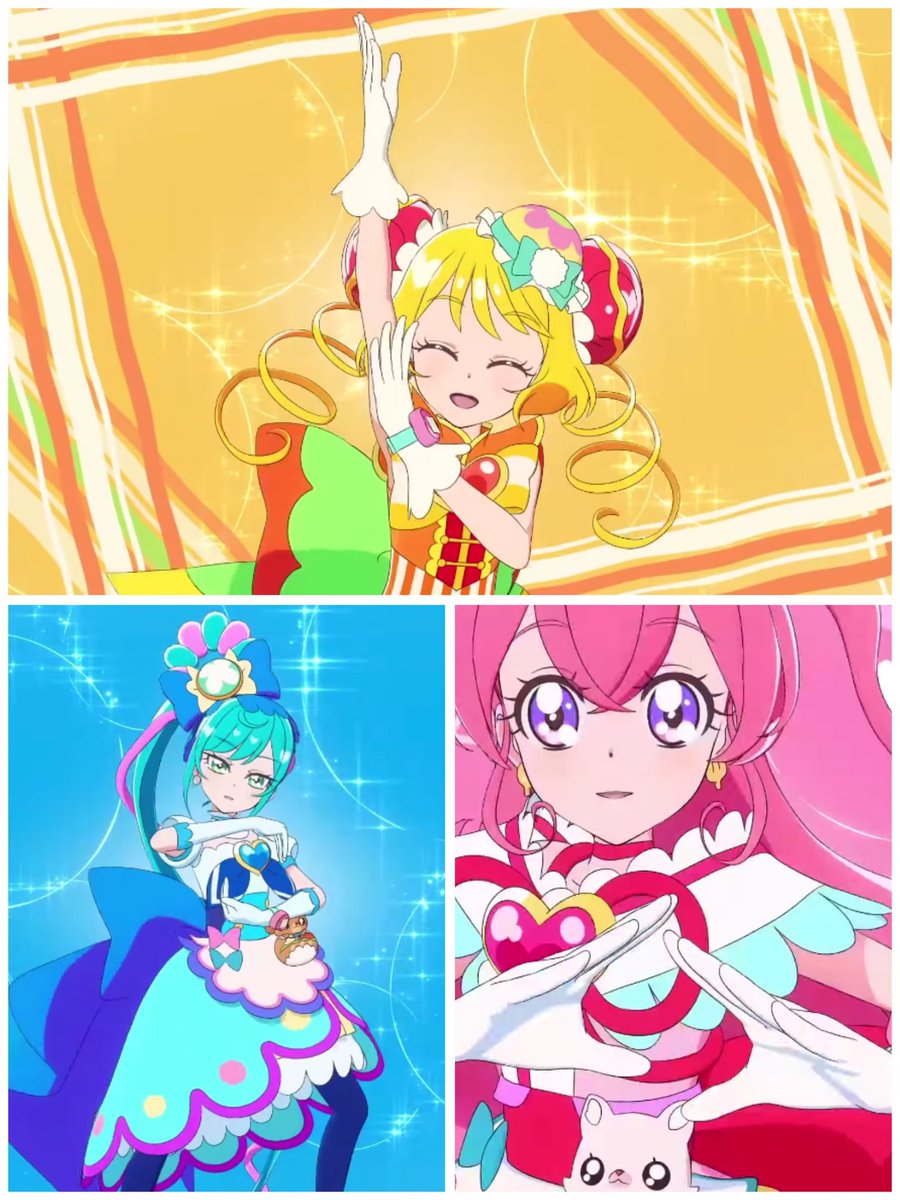 どどすけ エンディング曲から察するに これがキュアヤムヤムの決めポーズかな Precure プリキュア T Co Fccuyij7 Twitter
