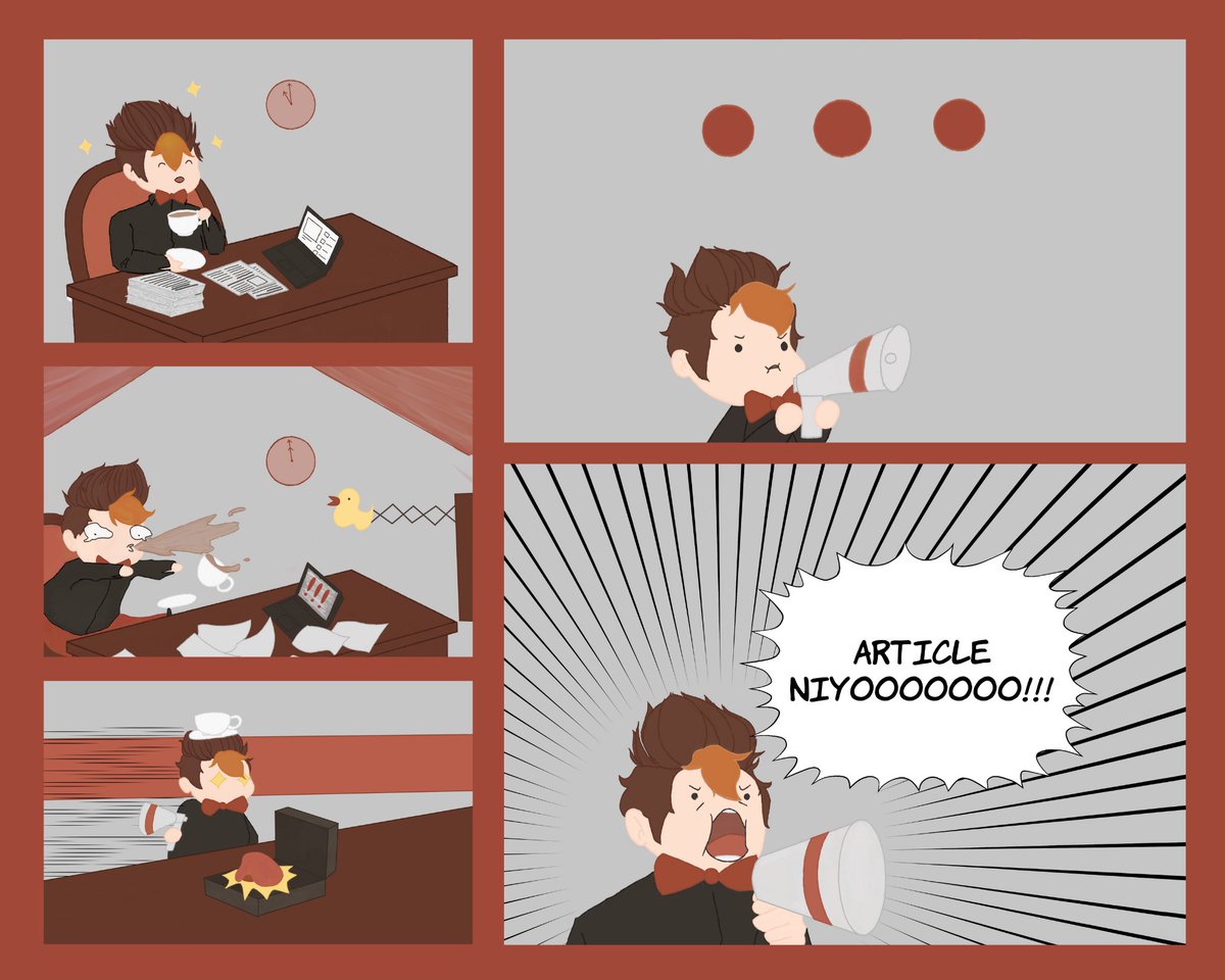 I know, it's a bit of a tease but let me tell you something: it's officially dyaryo season! Writers, get ready, the editors are coming for you! We're all doomed!

Comic by <a href="/sbstnmiya/">Seb</a> &amp; <a href="/DUCHESSMlWA/">gaia.</a> 

#DyaryoSeasonNanaman