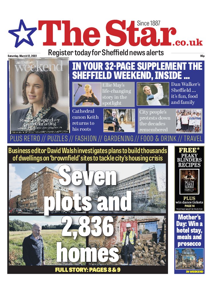 So much to celebrate about #Sheffield and some incredible Sheffielders in today's <a href="/SheffieldStar/">The Star, Sheffield</a> Cheer yourself up and buy a copy 😊