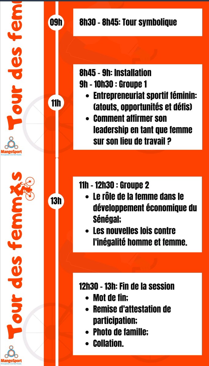 CyclistesD's tweet photo. Hello Team 🚴🏿‍♂️, nous vous convions demain 13.08.2022 au programme de ladies Club (@Cyclistes221) + Rando Staff Meeting CDD. Comme d'hab départ 8h00 Nice Cream Sacré Cœur 3.
Join us la famille https://t.co/KYFyTAqbEJ