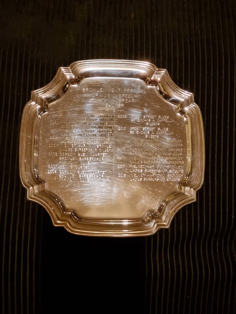 What a wonderful experience to be back on stage in front of a live audience (and judge!) for the first time in over two years, at Bromley Festival of Music and Speech💈🤩❤️🏆 

The joy of competing again was so moving! 😁❤️🤩 #barbershop #sweetadelinestrong <a href="/SAIRegion31/">Quartet of Nations</a>
