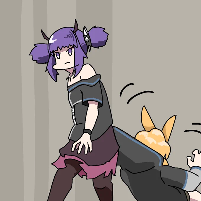 サボるクルースを連れていくラヴァ
#アークナイツ 