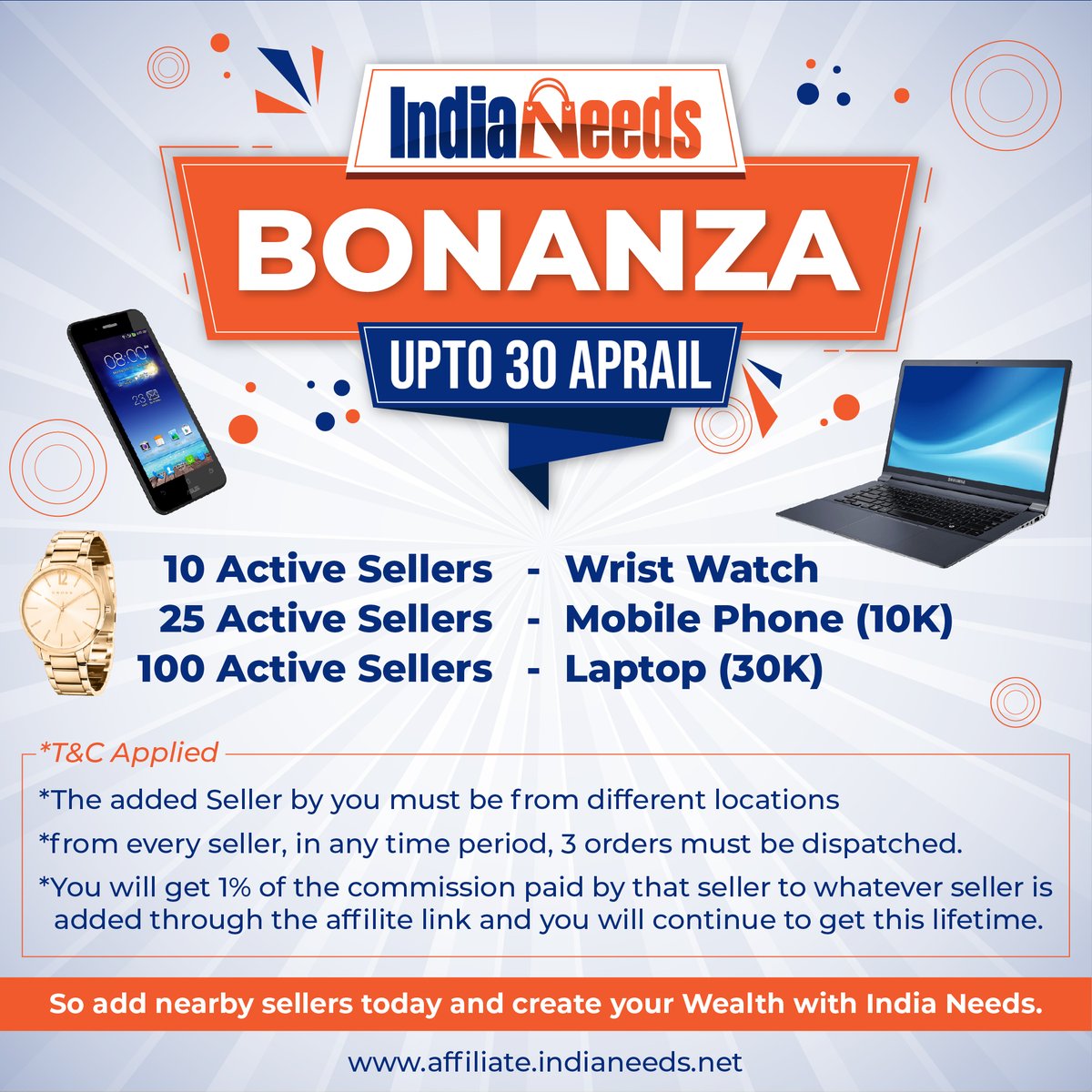 IndiaNeeds24's tweet photo. Join our affiliate program and start earning today. This is the easiest way to earn money lifetime!

https://t.co/QwwCy6yVzi
Any queries call us – 8950546890 

#earnmoney #afffilate #makemoney #onlineearning https://t.co/37GC40sPGn