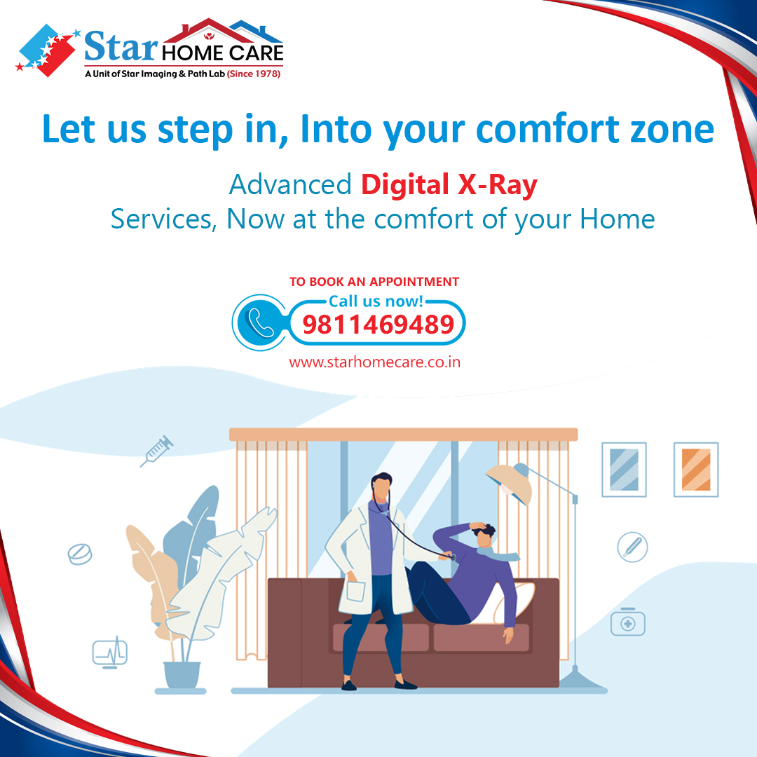 star_home_care's tweet image. Allow us to step in your comfort zone!
Advanced Digital #XRayService, Now at the comfort of your home.
Book an X-Ray at +91-9811469489 or visit: bit.ly/33bwWjQ
#starhomecare #xray #xrayathome #xrayservicesindelhincr #digitalxrayservices #digitalxraynearme