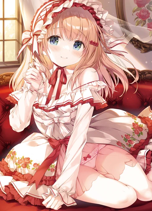 今回違った雰囲気の差分を描いてみました～🎀 