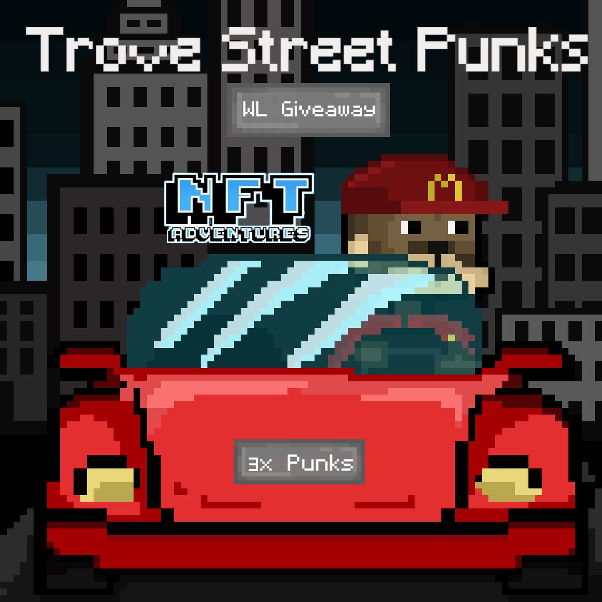 nft_adventures's tweet photo. Trove Street Punks Giveaway: 3x  Whitelist Spots 

1) Follow @Tr_Street_Punks and @nft_adventures
2) RT &amp; Like
3) Tag 3 Friends in The Comment!
4) Join discord https://t.co/YaPSQGi3JN &amp; https://t.co/7p4a7cHbIB
4) Left Discord handle in comment
5 ) Duration : 48h
 #Arbitrum #Magic https://t.co/m10dkHnOLr