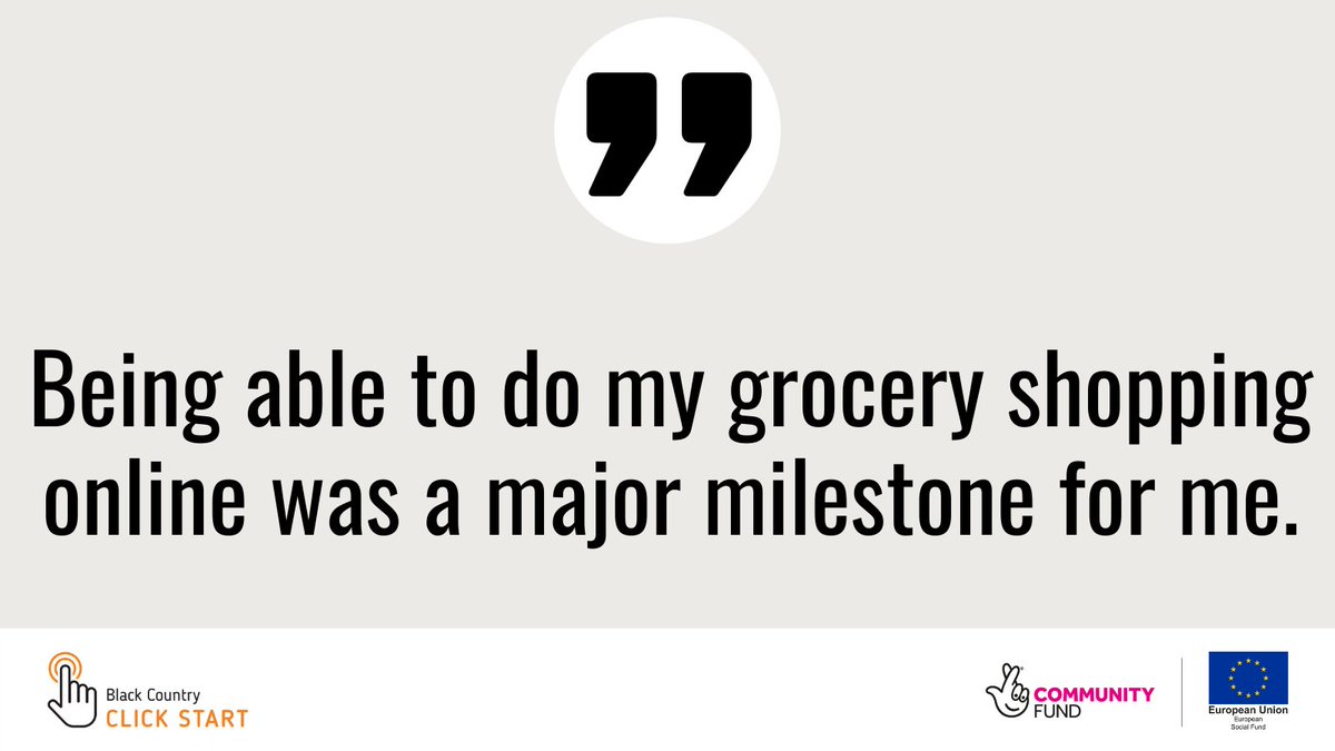 ClickStartBC's tweet photo. Sam joined Click Start to increase his #EssentialDigitalSkills &amp; soon he was surfing independently. His major milestone was being able to do his grocery shopping online. Want support to improve your digital skills? Call 07595 091676/07740 759722. #ClickStartBC #TNLComFundESF https://t.co/bv2KJb4PLZ