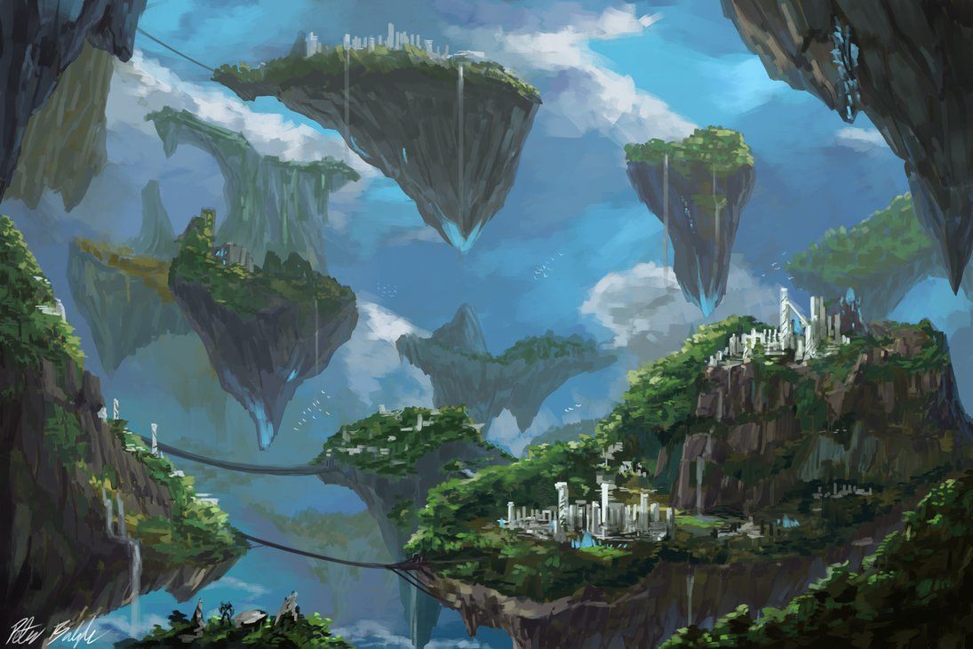 real_pan_cakes's tweet photo. Anyone else ever just really want to live on a floating island ? https://t.co/g0DVoeL4tm