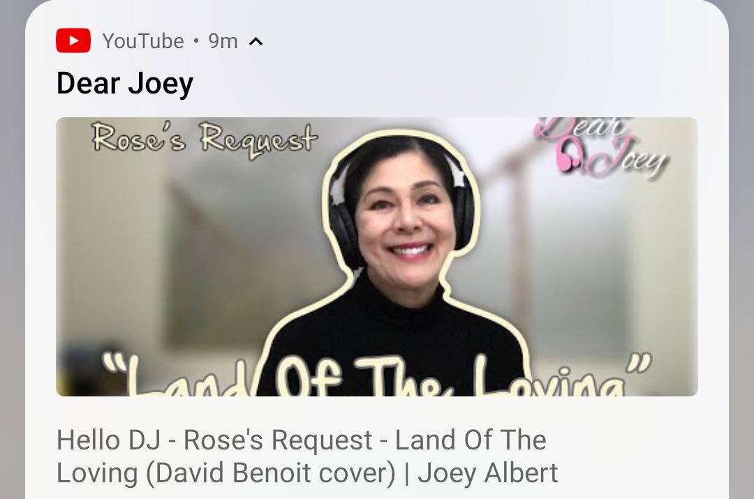 FollowDearJoey's tweet photo. 📢New YT Upload Alert! 📢
#DearJoey - Land of the loving| #HelloDJ Episode
Watch it here: https://t.co/XBYVkr8DKY
Leave a 👍 and a comment 💭 #TeamJoeygirl
#JoeyAlbert https://t.co/Mv5pIcfSWP