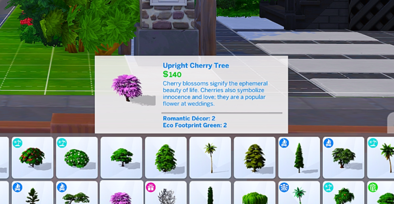 sydmacYT's tweet photo. wait did ya'll know these base game trees in the sims 4 give off romantic decor or am i obnoxiously late to the party https://t.co/0qBOeDFzzg